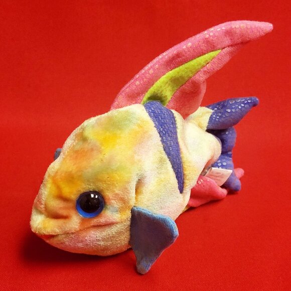 Ty Beanie Babies Aruba The Angel Fish 2000 Animal Plush Stuff Toy - Picture 12 of 12